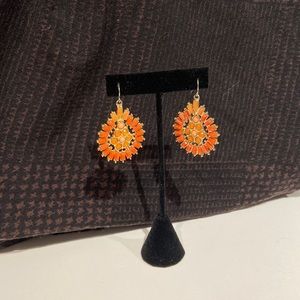 Orange earrings